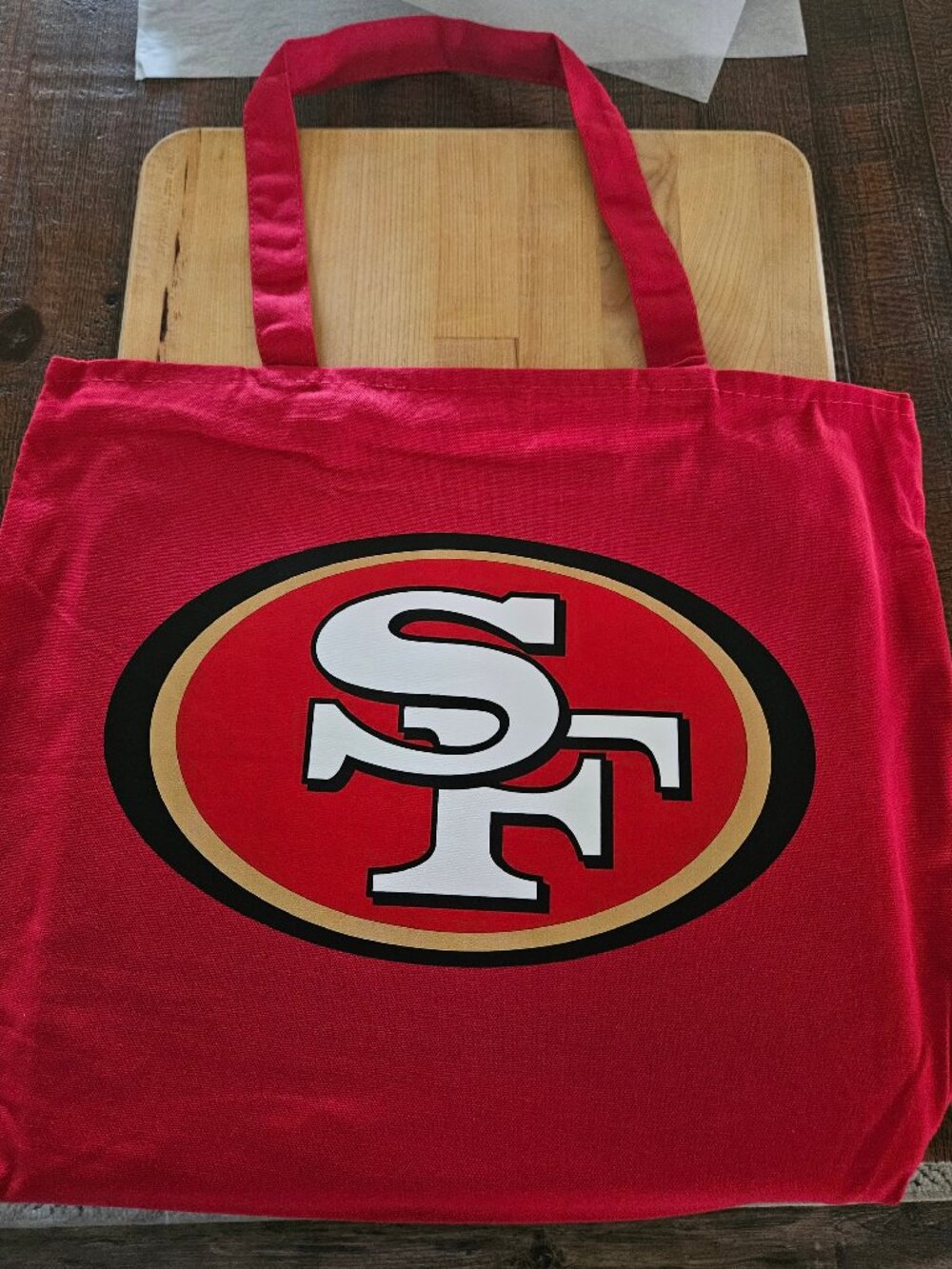 49ers Tote Bag - Canvas 20x15
